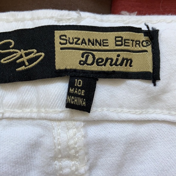 Suzanne Betro white pants in size 10 - Picture 5 of 14